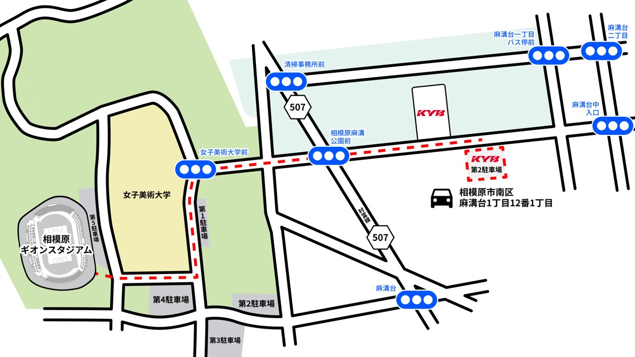 KYB臨時駐車場